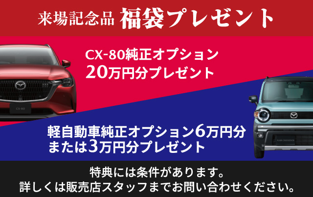 来場記念品　福袋プレゼント